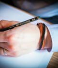 Bracelet en crin de cheval homme - Tabby Gris