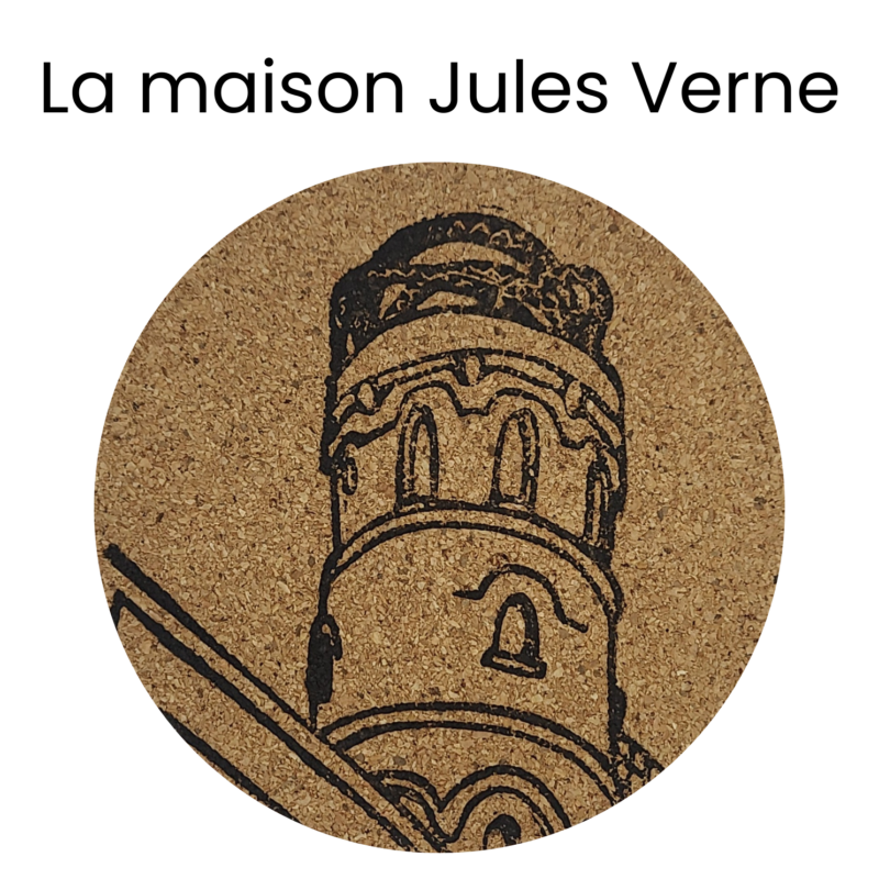 Dessous de verre à collectionner spécial Jules Verne et Amiens