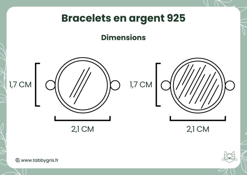 Uruguay et Daphné - Bracelet chaîne en argent, paillettes et feuille métallisée – Image 5