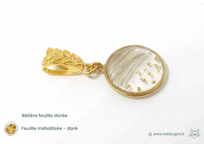Emile et Rose-Marie - Pendentif à contour rond 15mm - Or 14 carats – Image 17