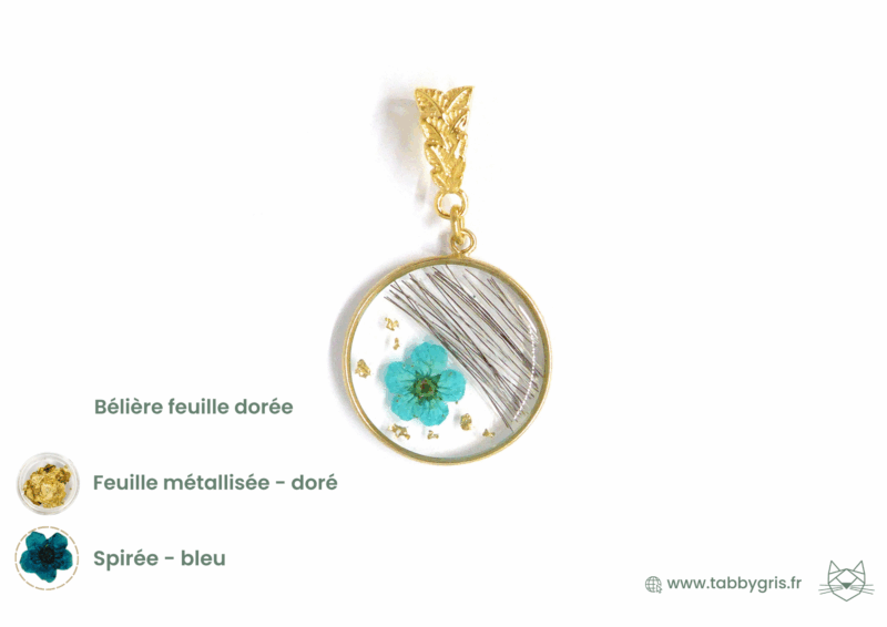 Glue, Souchi et Romy - Pendentif à contour rond 20mm - Or 14 carats – Image 16