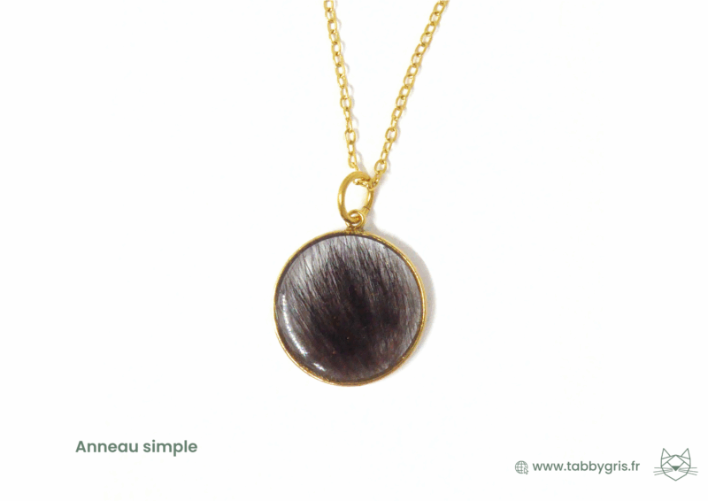 Bijoux en poil d'animal personnalisable. Dans une résine de dernière génération, nous réalisons un bijou unique incluant quelques poils de votre animal.