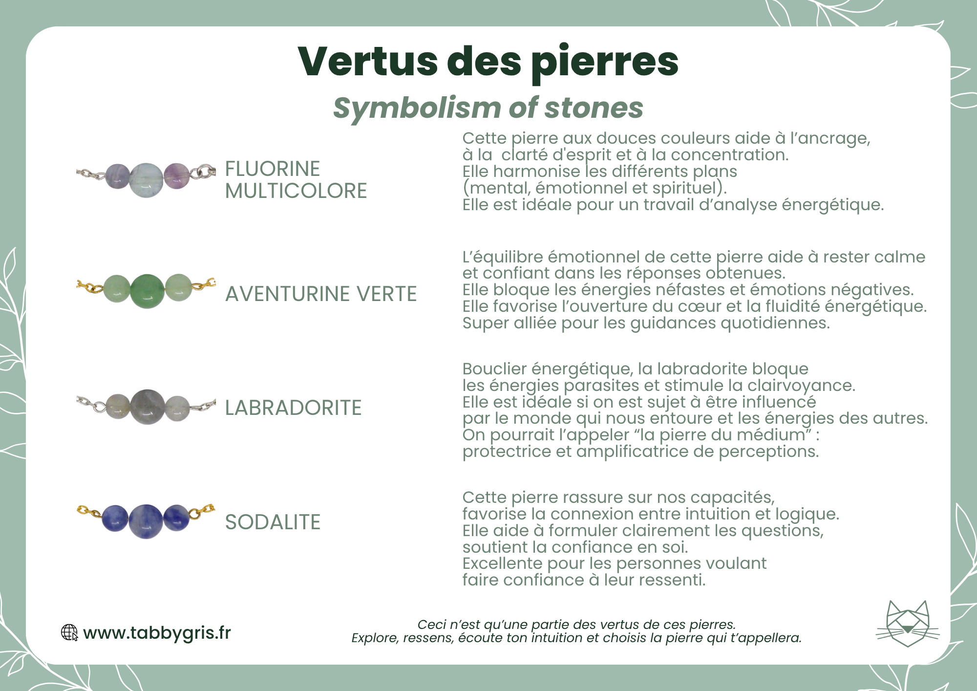 Kissim et Lucie - pendule divinatoire argenté et fleurs – Image 4