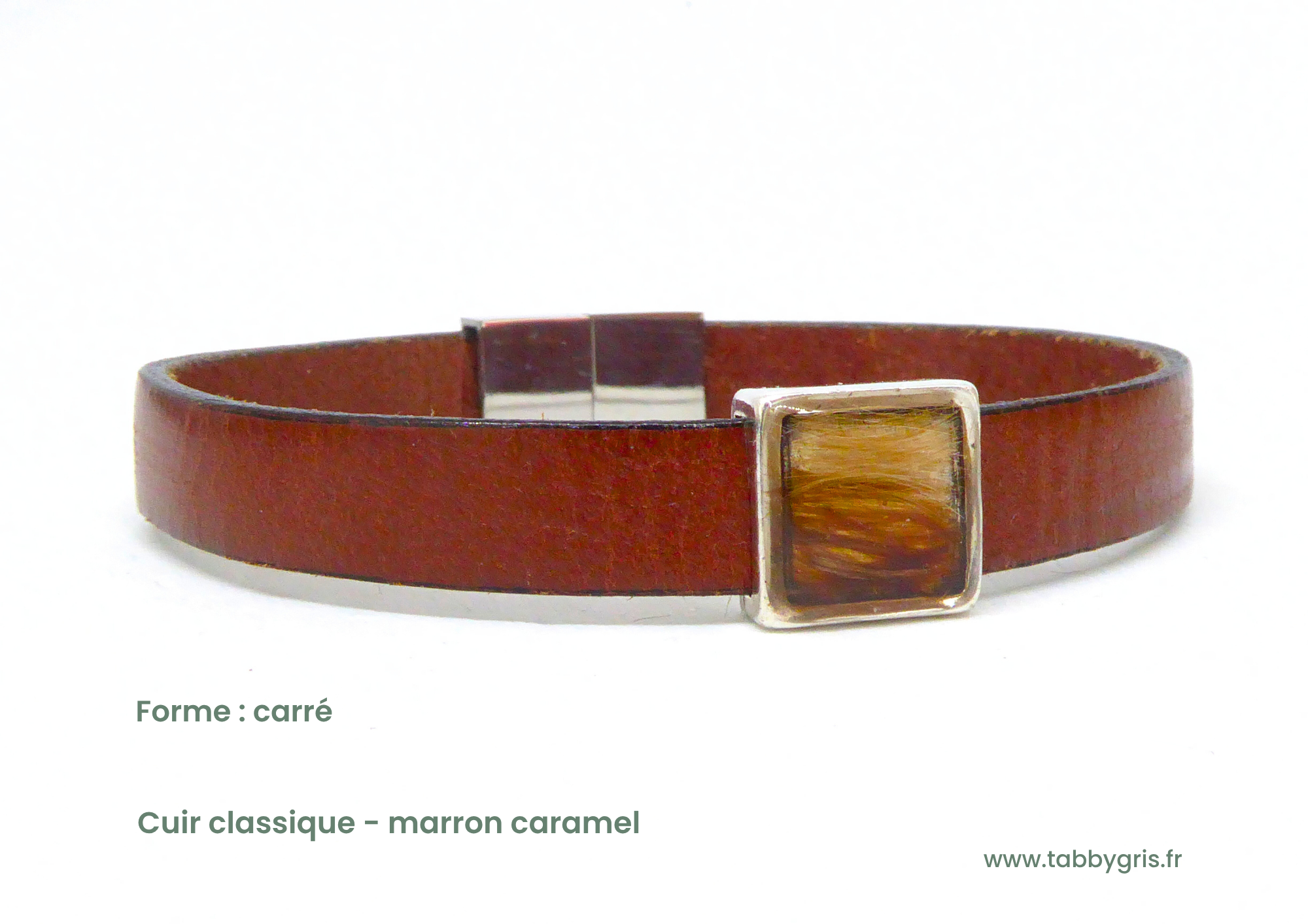 Caline et Tom - Bracelet en cuir Origine 10 mm sans initiale – Image 15
