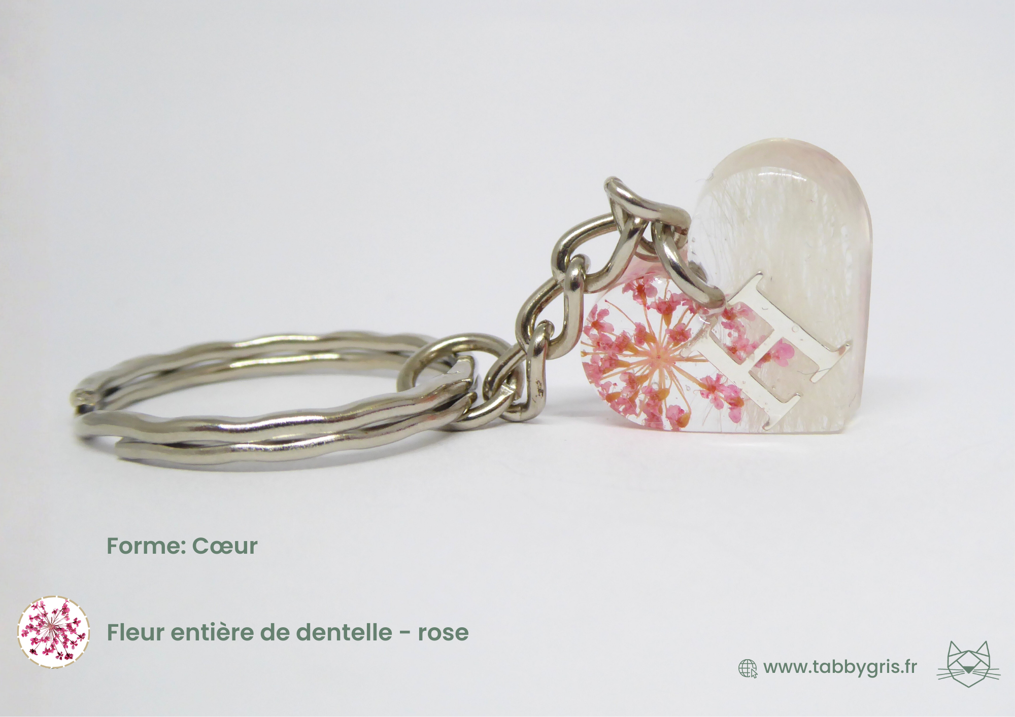 Cookie et Megan - Porte-clefs avec fleurs – Image 17