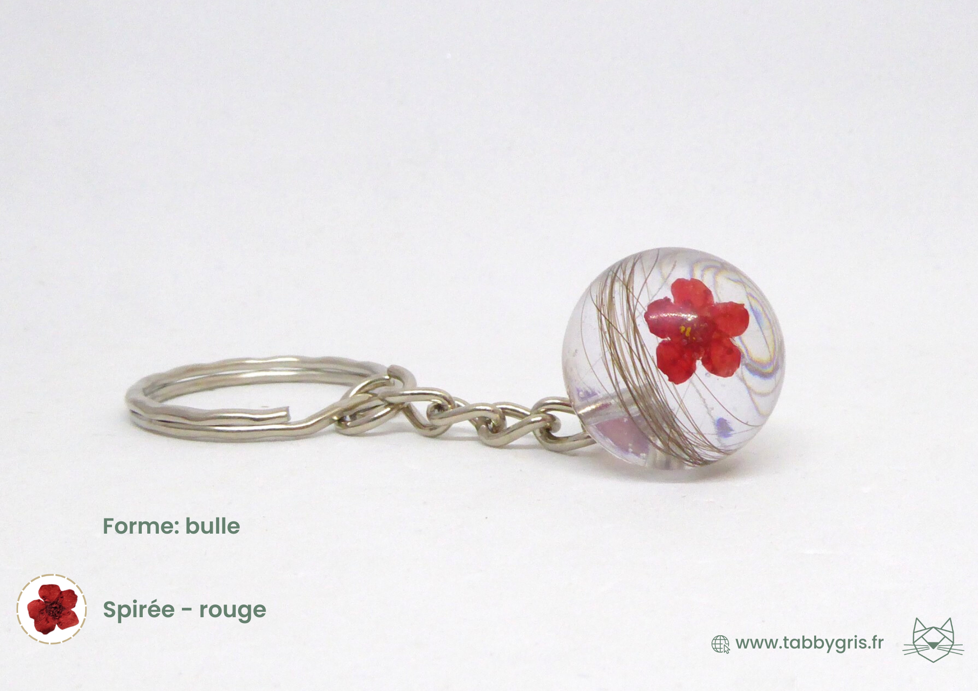 Cookie et Megan - Porte-clefs avec fleurs – Image 15