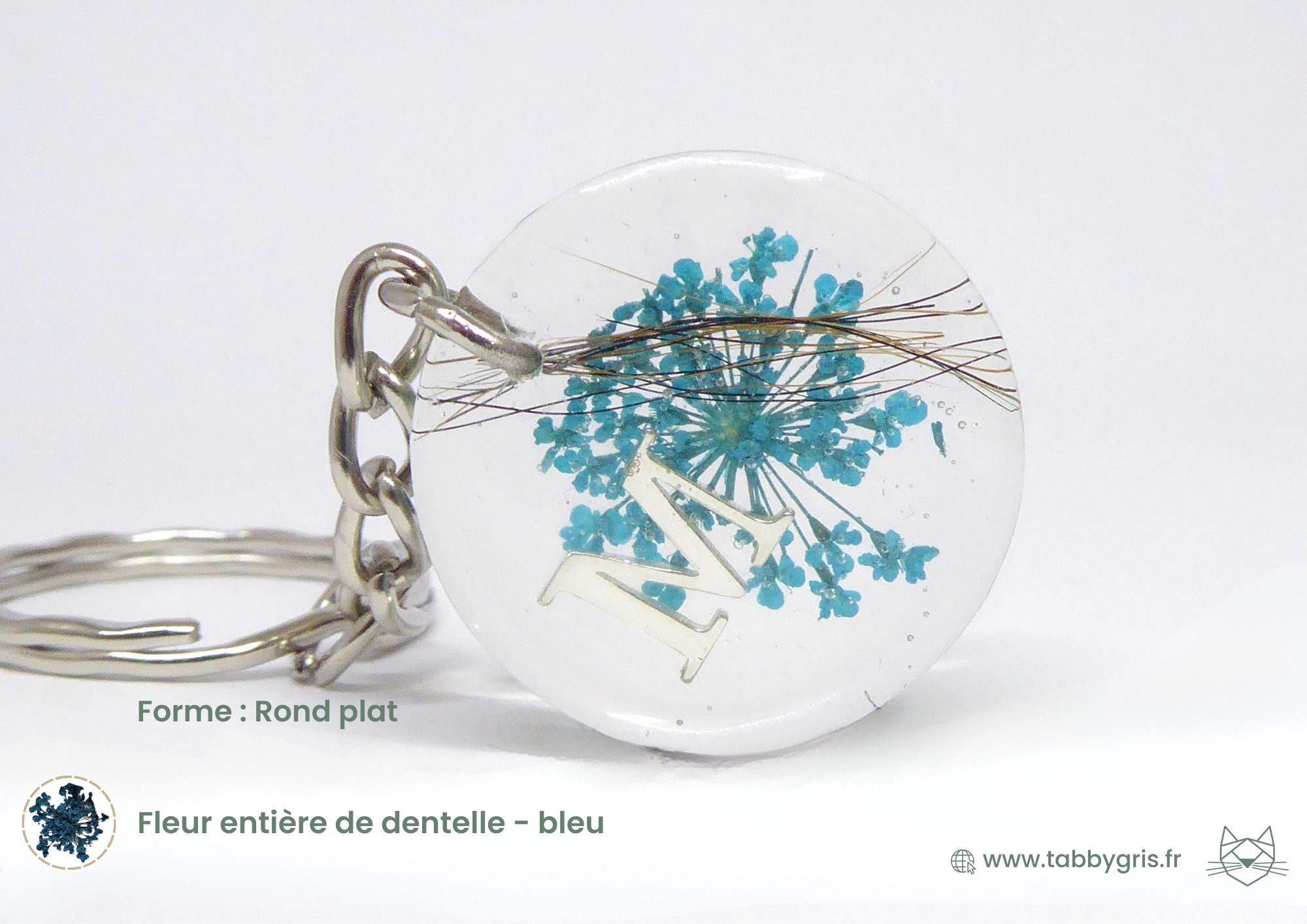 Cookie et Megan - Porte-clefs avec fleurs – Image 6