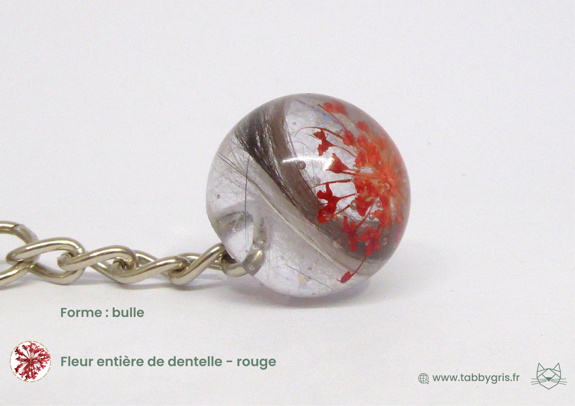 Cookie et Megan - Porte-clefs avec fleurs – Image 5