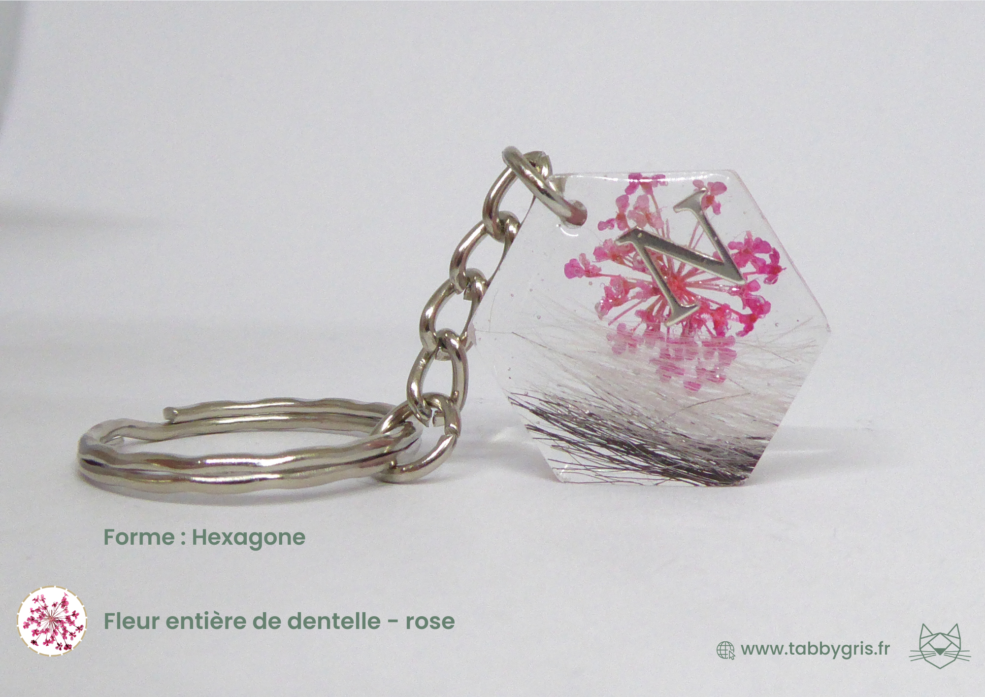 Cookie et Megan - Porte-clefs avec fleurs – Image 12