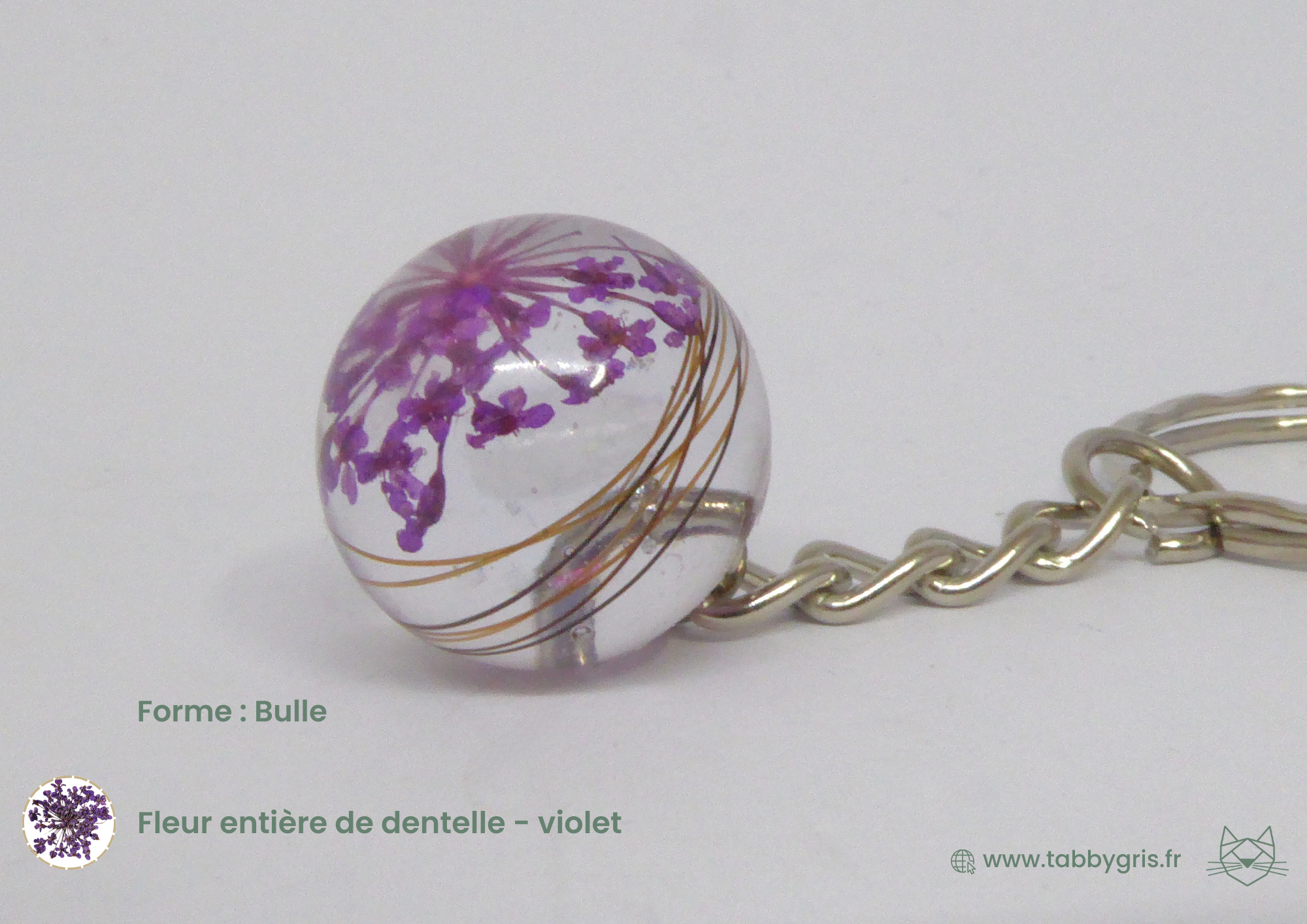 Cookie et Megan - Porte-clefs avec fleurs – Image 11